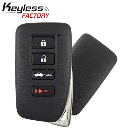 Keyless Factory 2013-2019 Lexus / 4-Button Smart Key / PN89904-53651 / HYQ14FBA / AG Board RSK-LEX-T42020